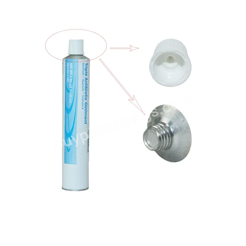 Eco-friendly Collapsible Aluminum Pharmaceutical Cream Tube Or Toothpaste Tube With Screw Cap - Buy Pharmaceutical Cream Tube,Collapsible Aluminum Tube,Toothpaste Tube.