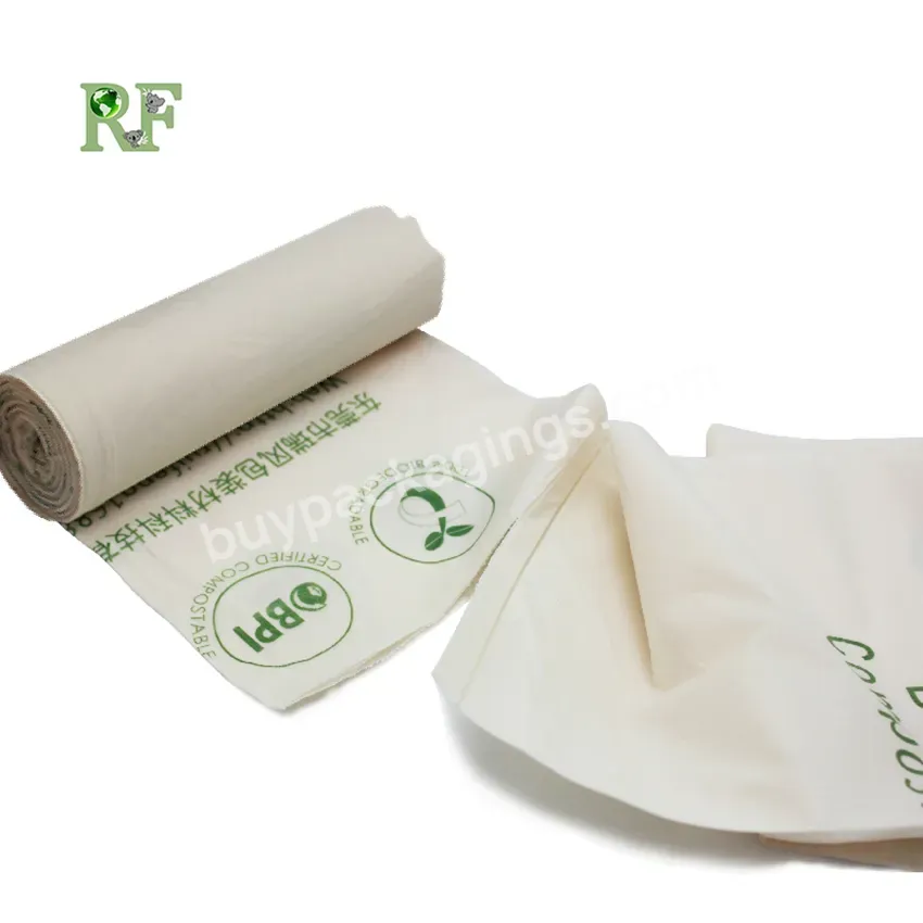 Eco Friendly Custom Biodegradable Green Garbage Bag Compostable Rubbish Bags For Home - Buy Corn Starch Biodegradable Bags,Eco Friendly Bags,Garbage Bag.
