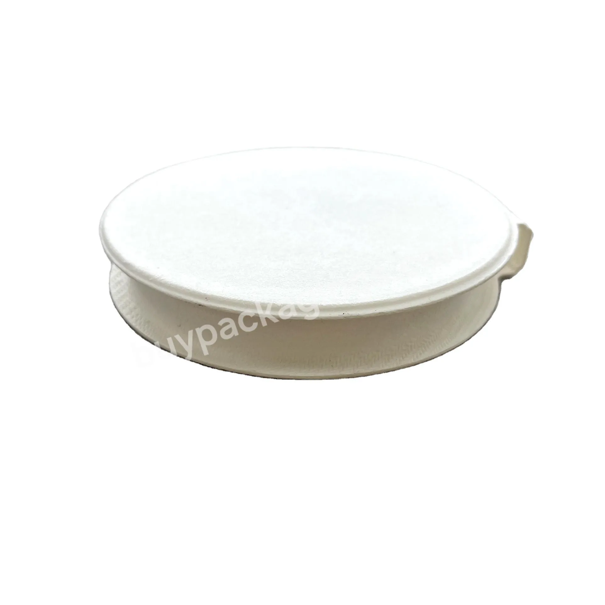 Eco-friendly Custom Logo Gift Paper Molded Pulp Make Up Product Serving Tray With Free Design