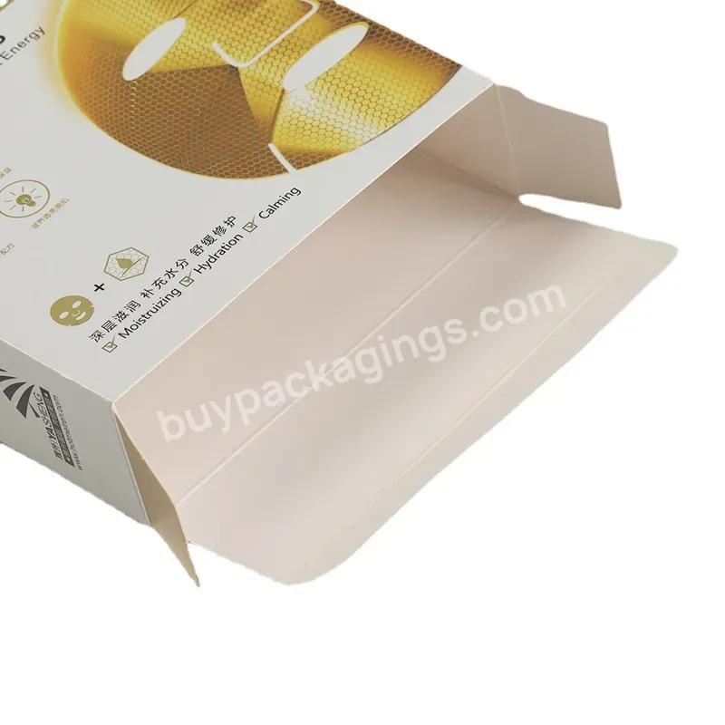 Eco Friendly Custom Paper Packaging Box With Logo Print Facial Mask Packing Box With Fsc - Buy Facial Mask Packing Box,Paper Packing Box,Custom Paper Packaing Box For Facial Mask.