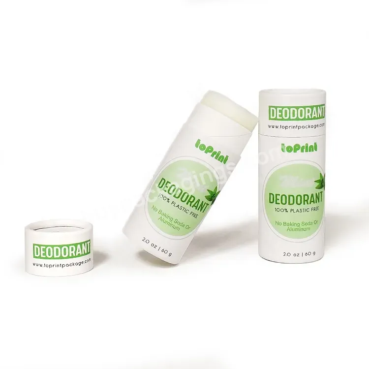 Eco Friendly Fillable 2.5oz Deodorant Stick Empty Cardboard Containers 100% Plastic Free Paper Tube - Buy Eco Friendly Deodorant Containers,Deodorant Stick Container,Paper Deodorant Tube.
