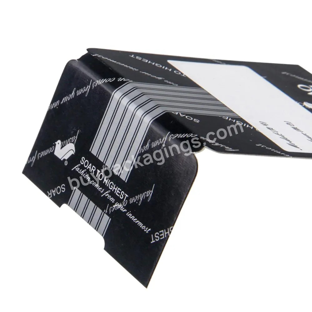 Eco Friendly Folding Logo Bundle Wrap Packaging Custom Socks Labels And Tags