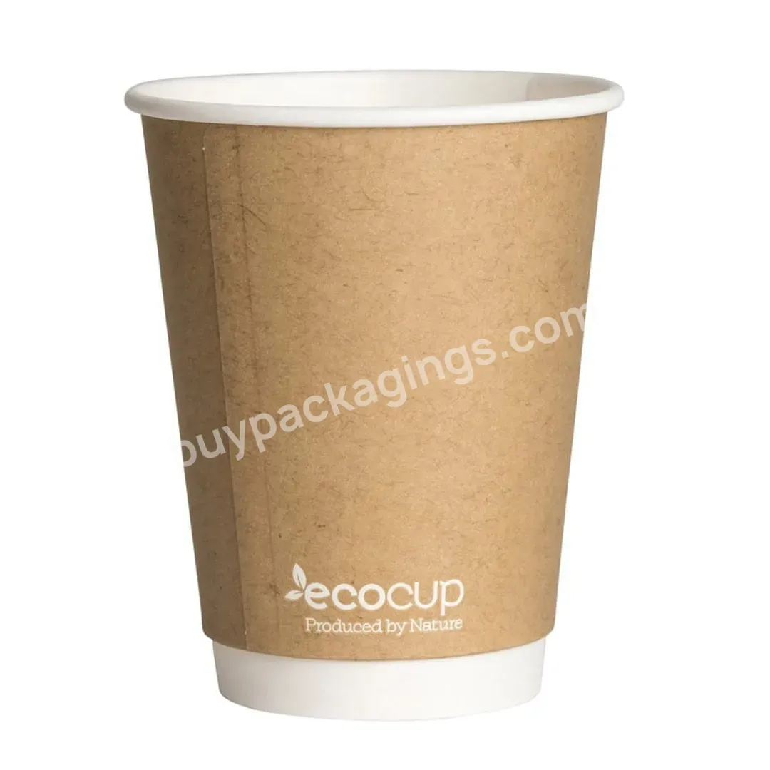 Eco-friendly Free Design Low Moq Customized Coffee Tea Paper Cup Biodegradable Double Wall Coffee Cup - Buy Disposable Coffee Cups,Disposable Coffee Cups,Custom Disposable Coffee Paper Cups With Lids.