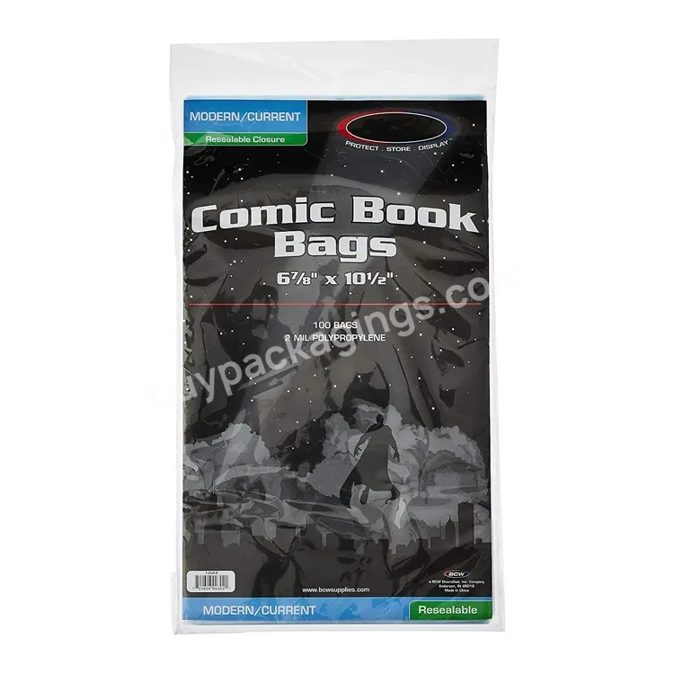 Eco-friendly Golden Age Re-sealable Comic Book Bags - Buy Comic Book Bags,Re-sealable Comic Book Bags,Golden Comic Book Bags.