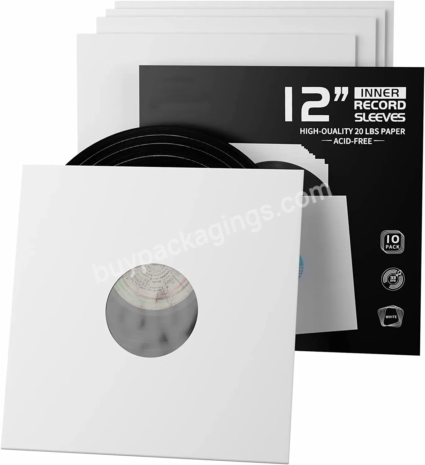 Eco Friendly Inner Record Sleeves Anti Static Vinyl Record Sleeves For 12" Record - Buy Inner Record Sleeves,Vinyl Record Sleeves,Anti Static Vinyl Record Sleeves.