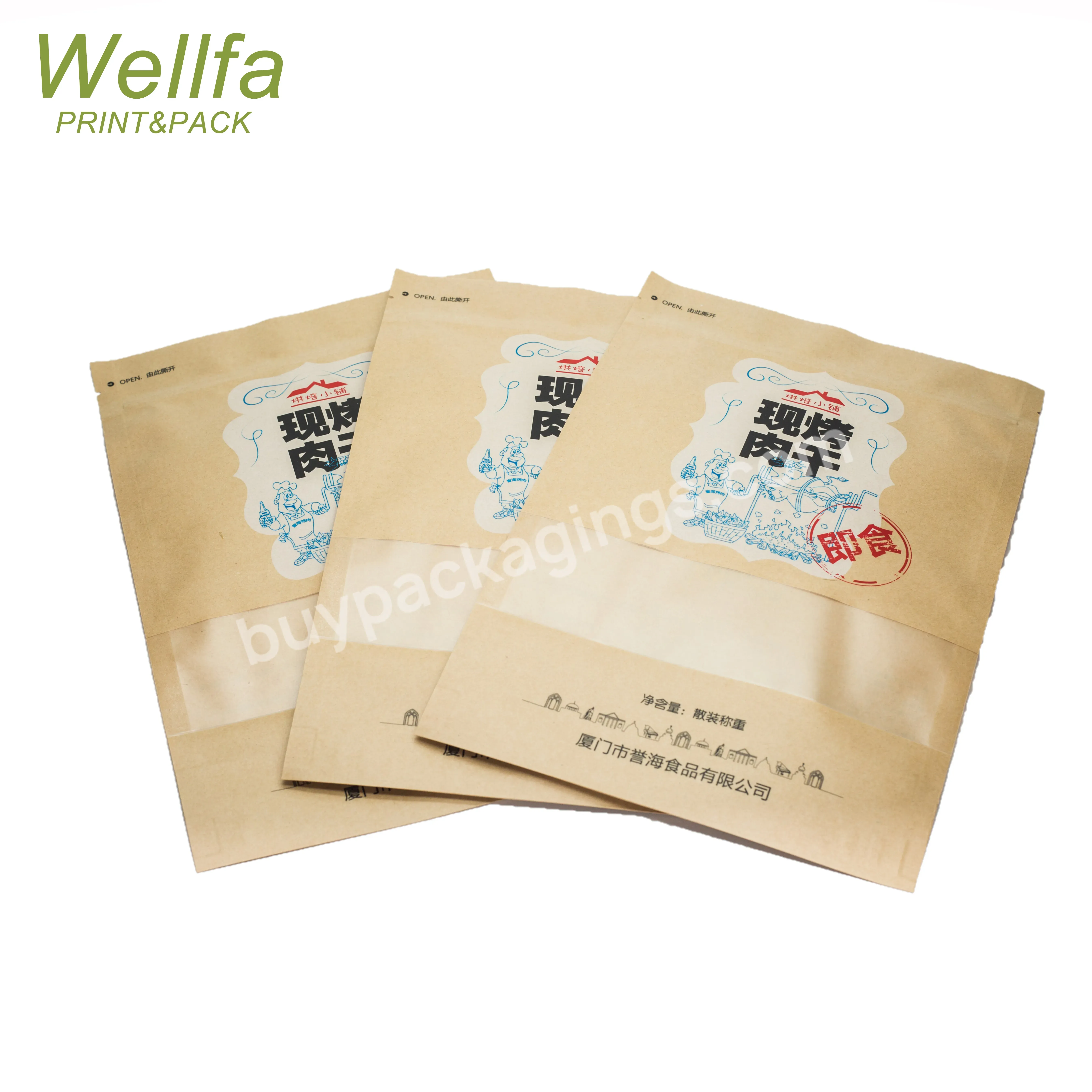 Eco Friendly Kraft Paper Bag Resealable Herbs Exotic Pouch Packaging With Zipper - Buy Kraft Paper Zipper Bag,Pouch Packaging,Eco Friendly Packaging.