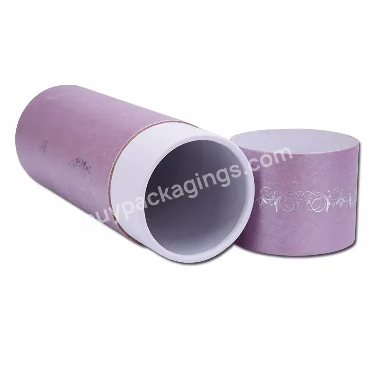 Eco Friendly Kraft Paper Material Biodegradable Round Underwear Clothes Cylinder Tube Paper Packaging Box T Shirt Round Box - Buy Luxury Printing Kraft Round Cardboard Box Cylinder Tube Packaging,Cylinder Cardboard Skin Care Paper Tube Packaging Kraf