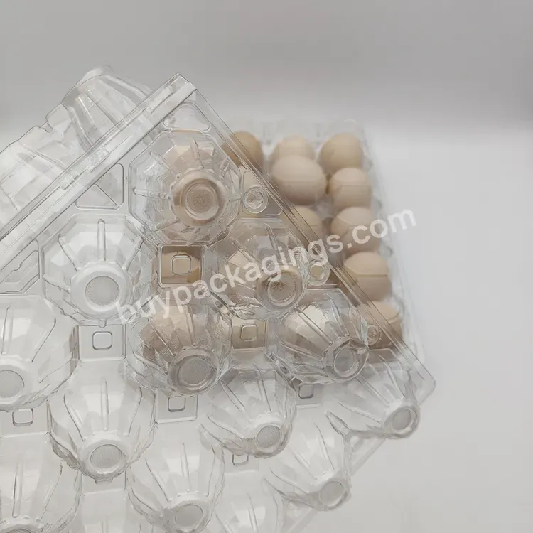 Eco Friendly Plastic Blister Deviled Egg Packaging Tray Clear Disposable 30 Holes Egg Storage - Buy Wax Melt Packaging,Clamshell Packaging,Quail Egg Carton.