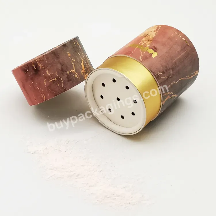 Eco Friendly Powders Box Paper Tube Packaging For Custom Face Container Empty Positive Irrigation Powder Coated Container - Buy Paper Tube Packaging For Powders,Face Powder Container,Powder Coated Container.