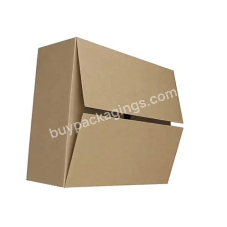Eco Friendly Recyclable Brown Blank Paperboard Corrugated Packaging Large Size Paper Box For Relocating - Buy Large Size Shipping Paper Box,Relocating Storage Recyclable Box,Corrugated Box.
