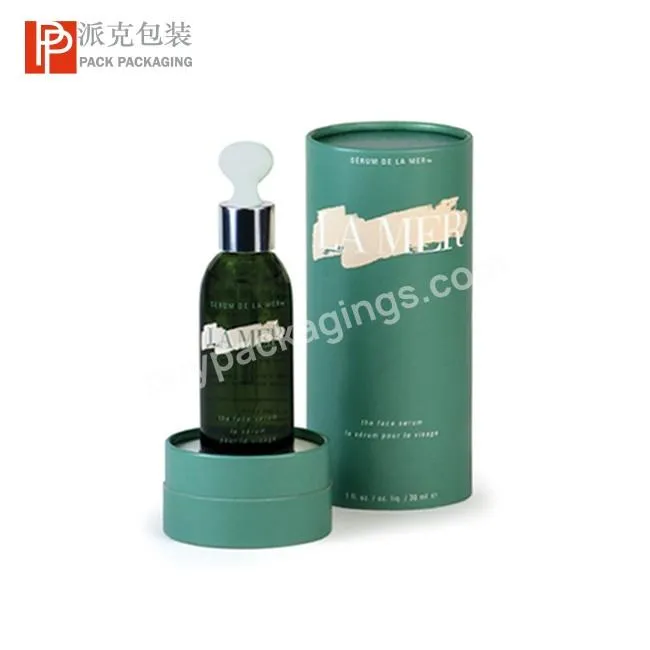 Eco Friendly Rolled Edge Paper Tube Packaging Round Boxes Wholesale Eco Friendly Cardboard Tube For Perfume Bottle