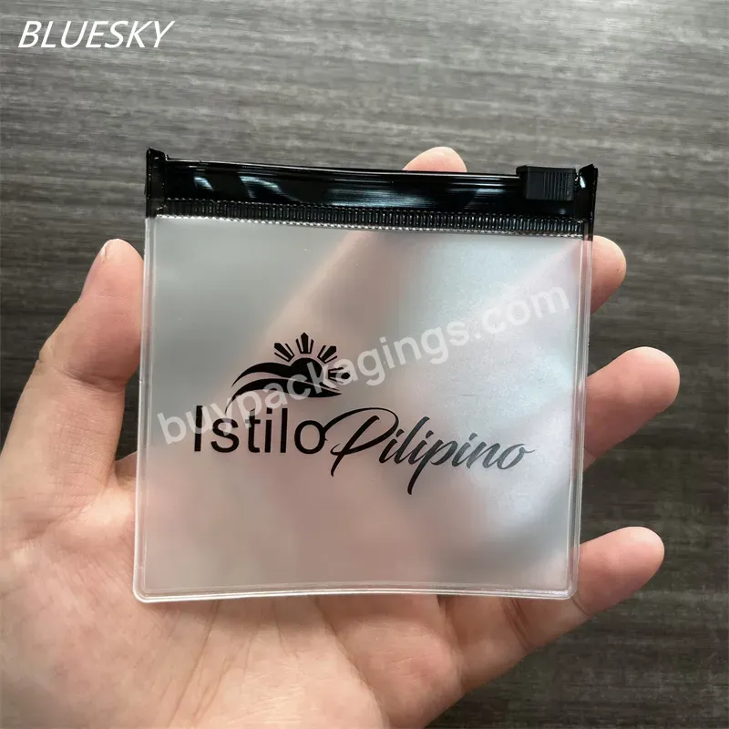 Eco Friendly Wholesale Plastic Packaging Zip Custom Logo Print Frosted Clear Pvc Bag - Buy Wholesale Plastic Packaging Zipper Bag,Custom Logo Print Ziplock Bag,Pvc Frosted Clear Bag Zip Bag.