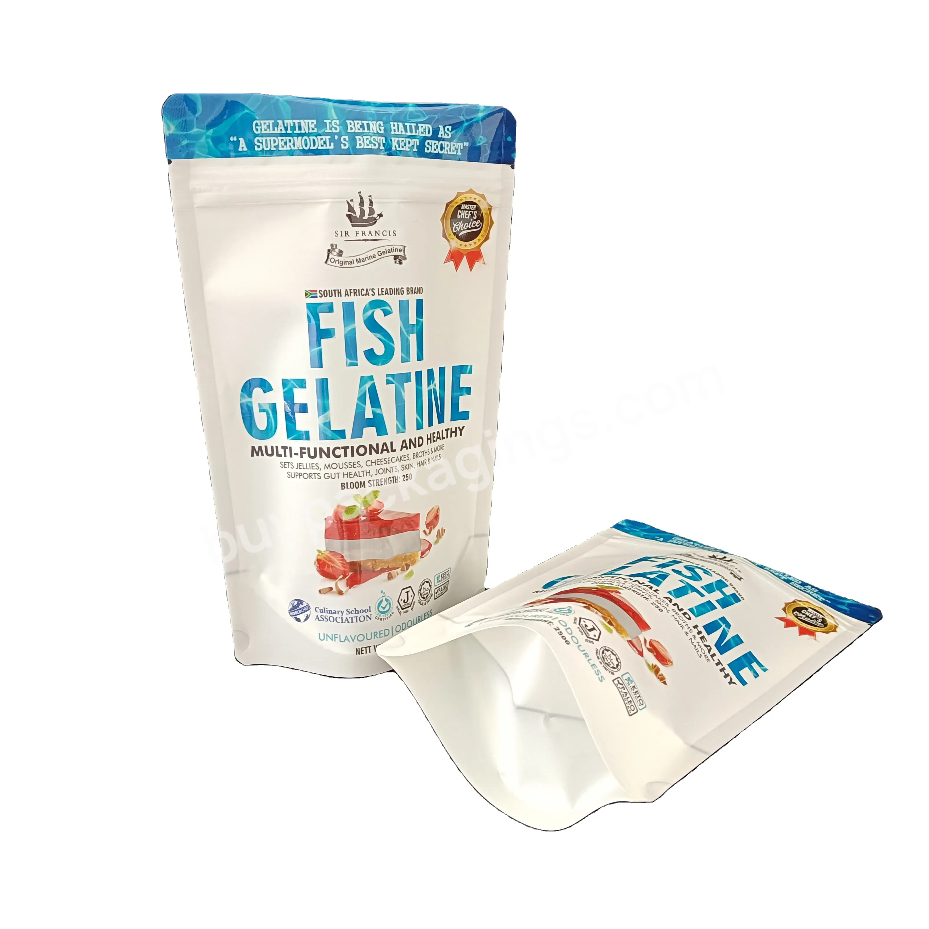 Edibles Proof Custom Printed Holographic Aluminum Foil Mylar Bag Stand Up Pouch For Marine Fish Collagen Packaging Bags - Buy Holographic Packaging Bags,Aluminum Foil Mylar Bag,Marine Fish Collagen Packaging Bags.