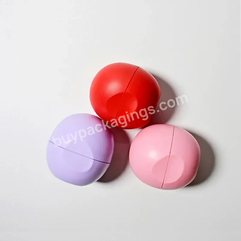Egg Shaped Lip Balm Container Wholesale 7g Lip Balm Jars Empty Egg Shape Plastic Lip Balm Cosmetic Containers - Buy Lip Balm Jar,Lip Balm Container,Lip Balm Containers Whole Sale.