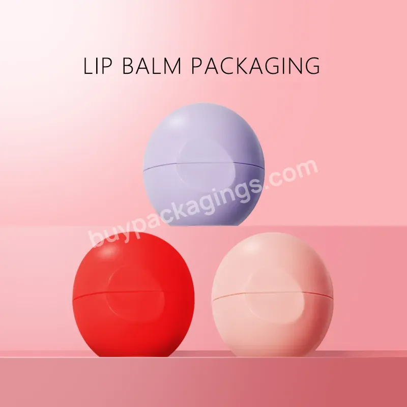 Egg Shaped Lip Balm Container Wholesale 7g Lip Balm Jars Empty Egg Shape Plastic Lip Balm Cosmetic Containers - Buy Lip Balm Jar,Lip Balm Container,Lip Balm Containers Whole Sale.
