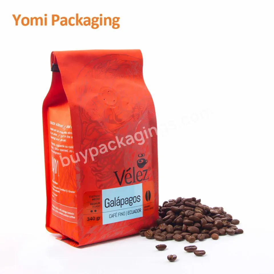 Eight Side Sealed Empty Printing Your Own Logo Coffee Bags With Valve - Buy Eight Side Sealed,Coffee Bags With Valve,Ptinting Your Own Logo.
