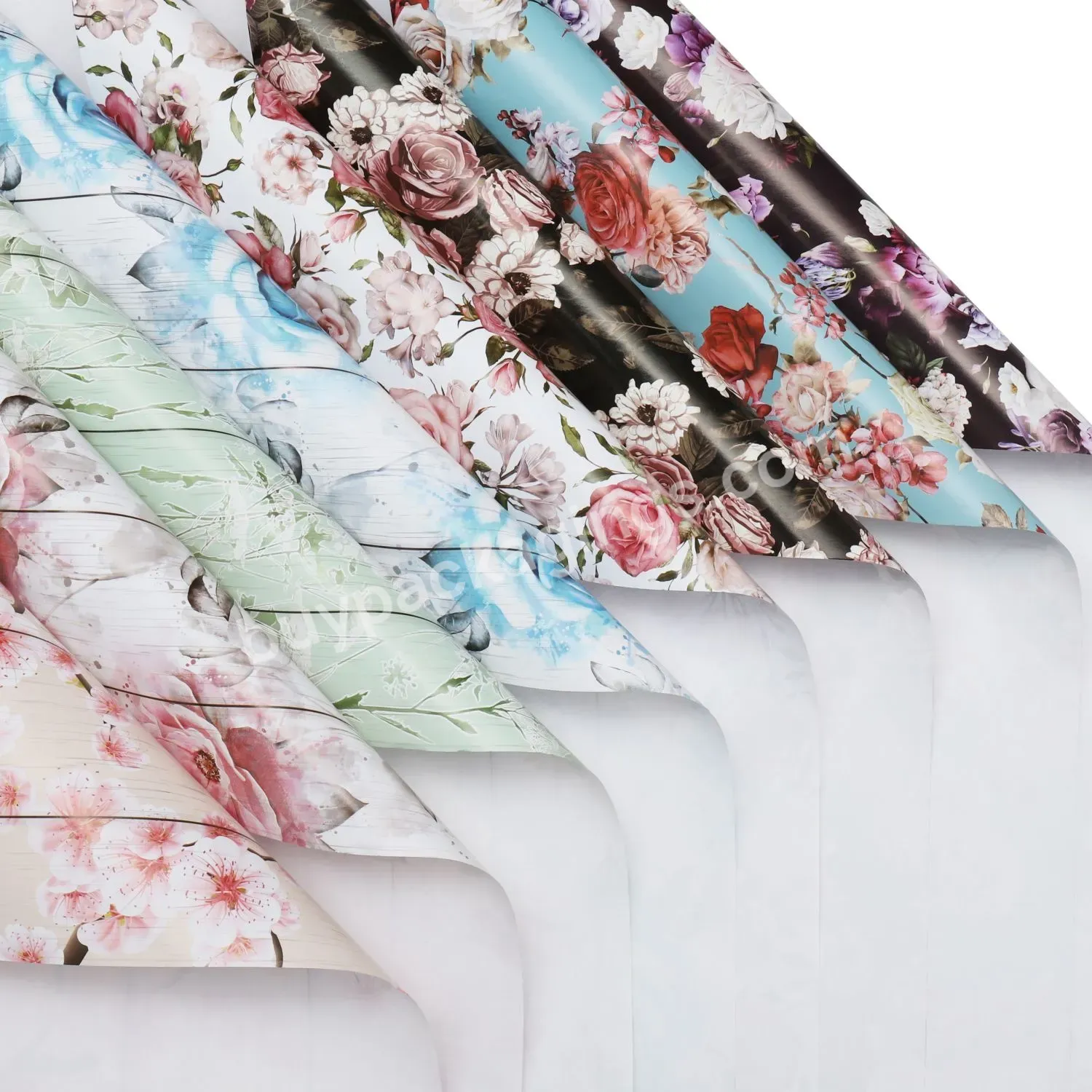 Elegant 50*70cm Watercolor Floral Wrapping Paper For Packing Mother's Day Gift - Buy Elegant 50*70cm Watercolor Floral Wrapping Paper,Wrapping Paper,Packing Mother's Day Gift.