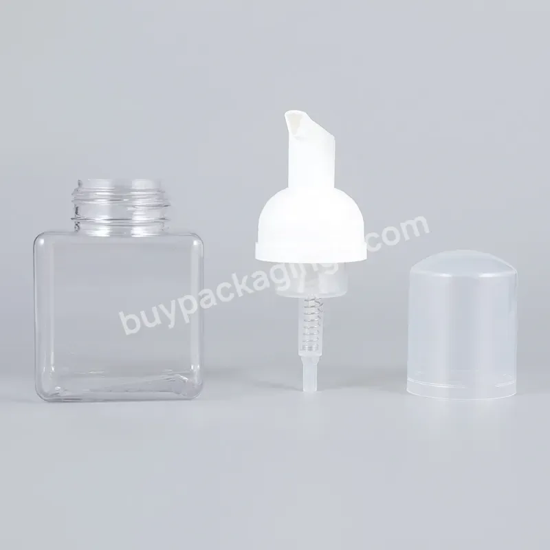 Empty 250ml Square Clear Frosted Cosmetic Lotion Plastic Liquid Foundation Bottle With Pump - Buy Constant Fine Mist Sprayer Packaging,250ml Empty Round Plastic Hair Spray Bottle For Skin Care Lotion Cream,Plastic Bottle/spray Bottle/spray Bottle Wit