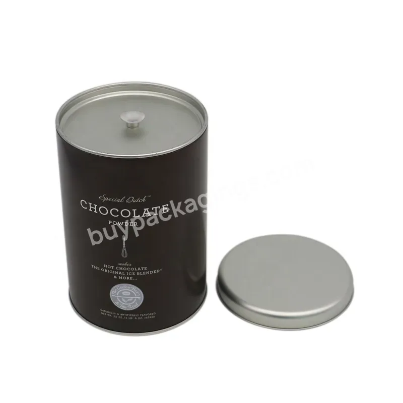 Empty Air Tight Metal Tin Can With Double Lids 8oz 20oz 22oz The Coffee Bean And Tea Leaf Metal Cans Tin Packaging - Buy 8oz Metal Can With Shaker Lid And Outer Slip Lid,20oz Tin Canister With Knob Lid Air Tight,Double Lids Air Tight Tin Jars For Cof
