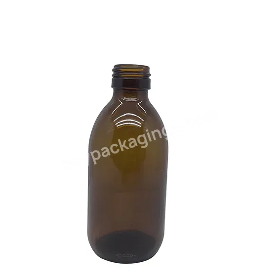 Empty Amber Glass Syrup Bottle Medicine Liquid Oral Bottle With Tamper Proof Cap 200ml - Buy Glass Bottle Syrup 200ml,Empty Amber Syrup Glass Bottle,Oral Liquid Bottle With Tamper Ring Cap.