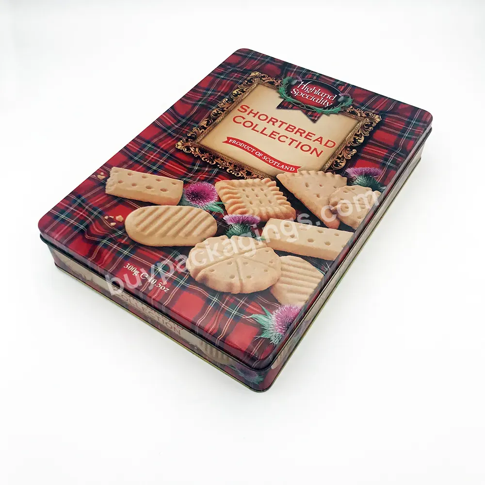 Empty Biscuit Packing Metal Tin Boxes - Buy Biscuit Tin Box,Biscuit Packing Boxes,Biscuit Metal Box.