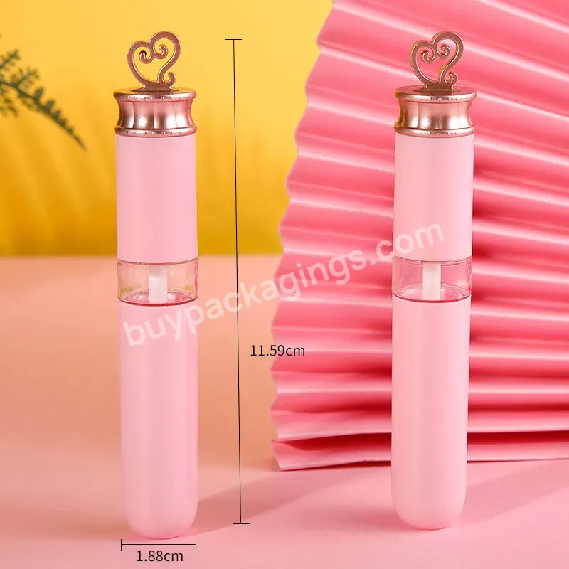 Empty Cosmetic Lip Gloss Pipem Lipstick Balm Tube With Caps Container Skincare Packaging - Buy Lip Balm Tube Bamboo,Lip Balm Tube Aluminum,Lip Balm Tube Biodegradable.