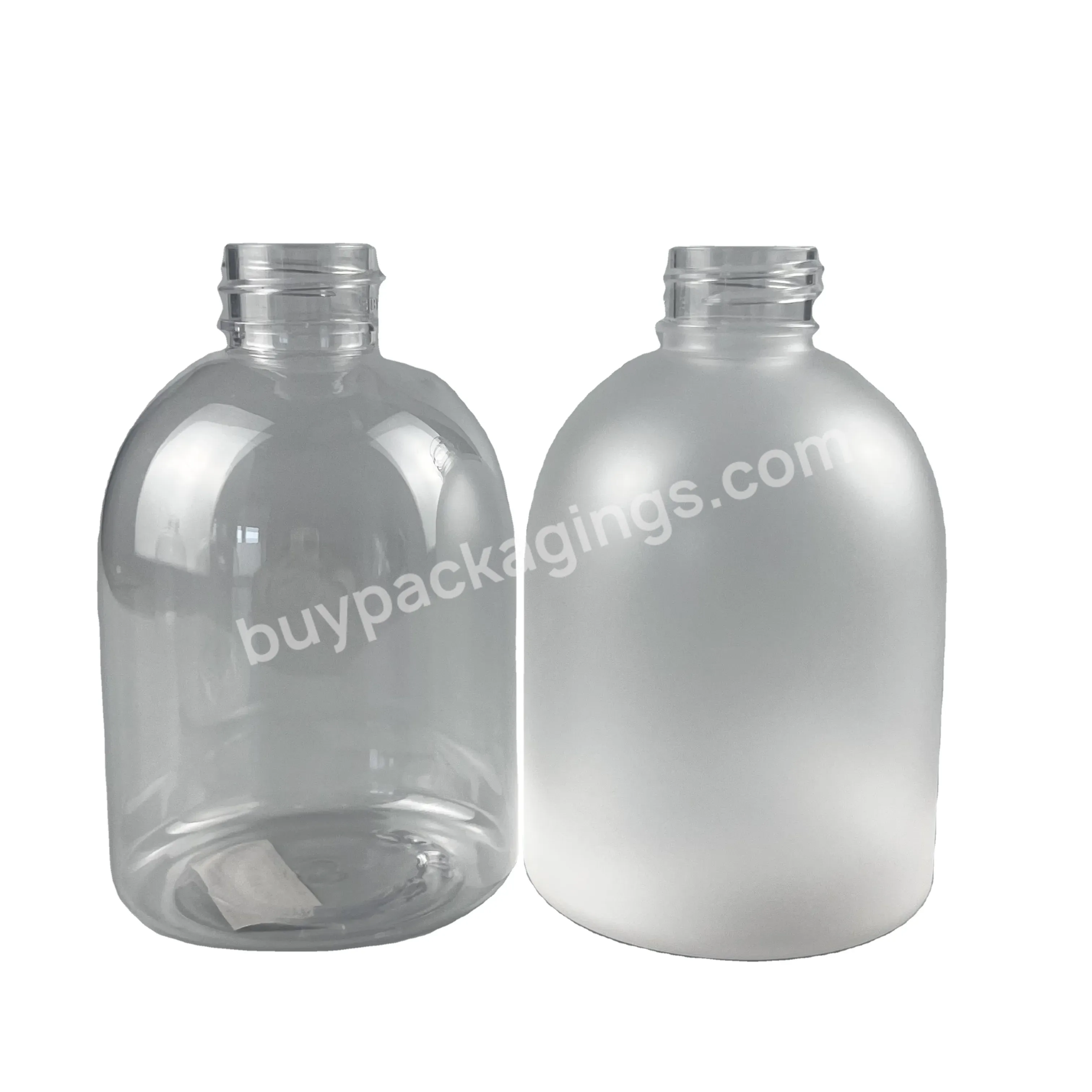 Empty Cosmetic Plastic Shampoo Pump Lotion Bottle Gradient Clear Bottle - Buy Shampoo Bottle,Plastic Lotion Bottle,Gradient Clear Bottle.