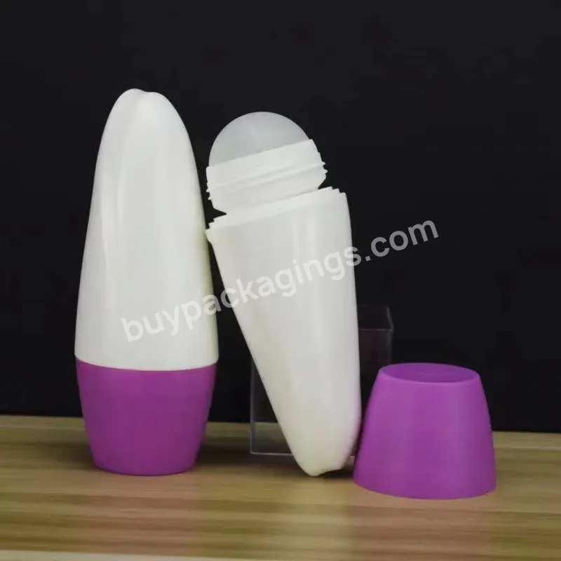 Empty Cosmetic Upside-down 40ml 50ml Plastic Roll On Bottle Stick Deodorant Container Packaging