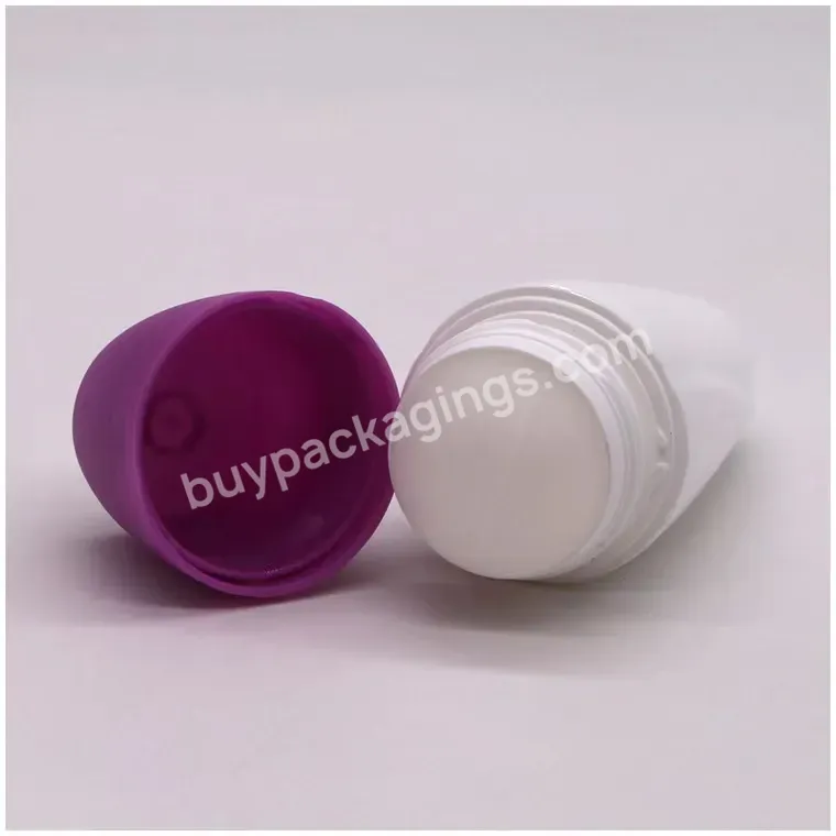 Empty Cosmetic Upside-down 40ml 50ml Plastic Roll On Bottle Stick Deodorant Container Packaging