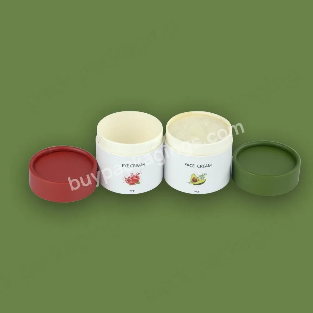 Empty Custom Design Printing Cardboard Round Tube for Soap Solid Perfume Packing Container Cosmetic Packaging