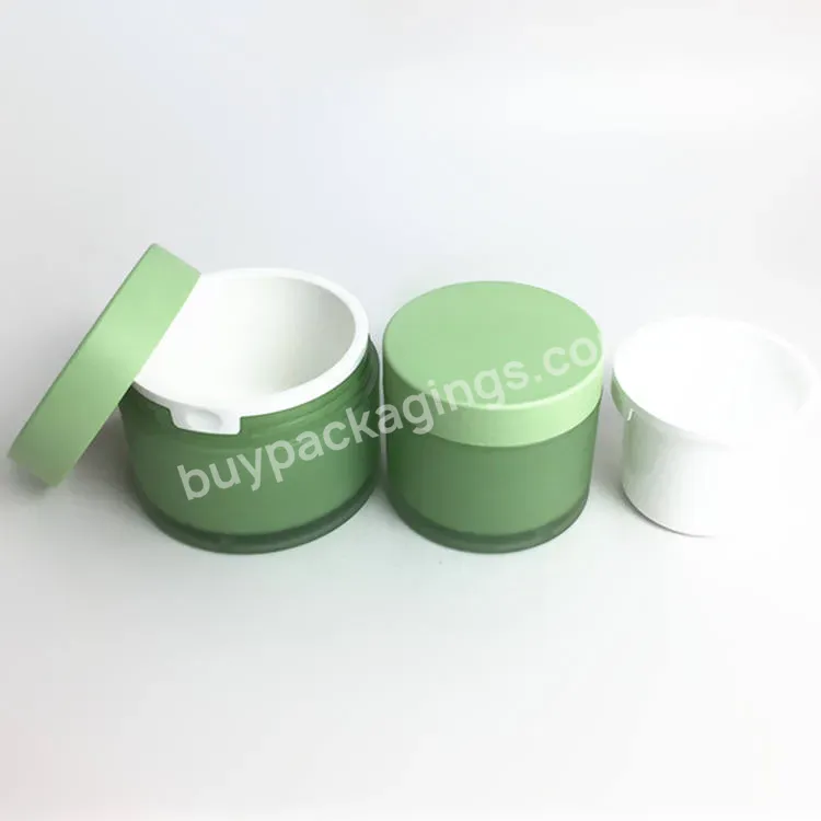 Empty Double Wall Plastic Pcr Body Butter Cosmetic Face Cream Jar 50g,100g,240g