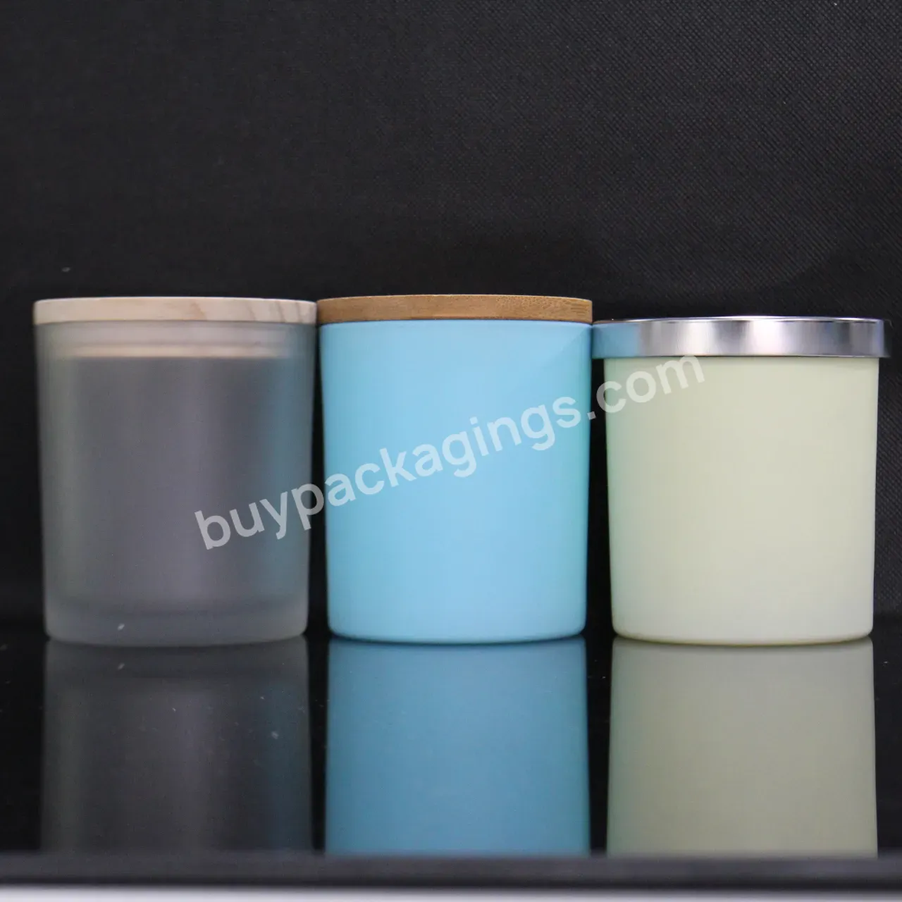 Empty Glass Jars With Metal Tin Lids Silver Rose Gold Custom Candle Holders Glass Jars For Candle Making With Lids - Buy Empty Glass Jars With Metal Tin Lids,Custom Candle Holders Glass Jars,Glass Jars For Candle Making.