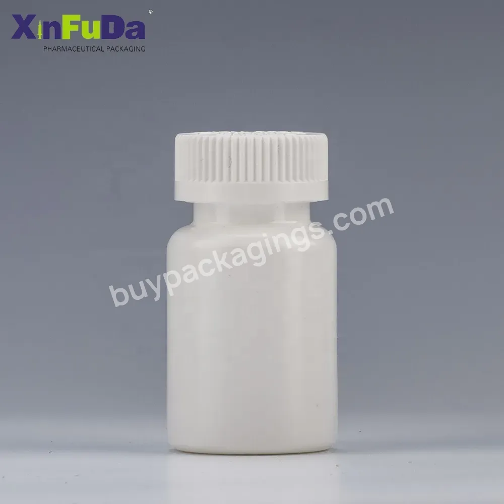 Empty Healthy Care Medecine Bottle 75cc White Vitamin Child Proof Medical Pills Containers With Child Resistant Caps For Sale - Buy Child Resistant Caps Bottle,Vitamin Pill Bottles,75cc Plastic Bottle.