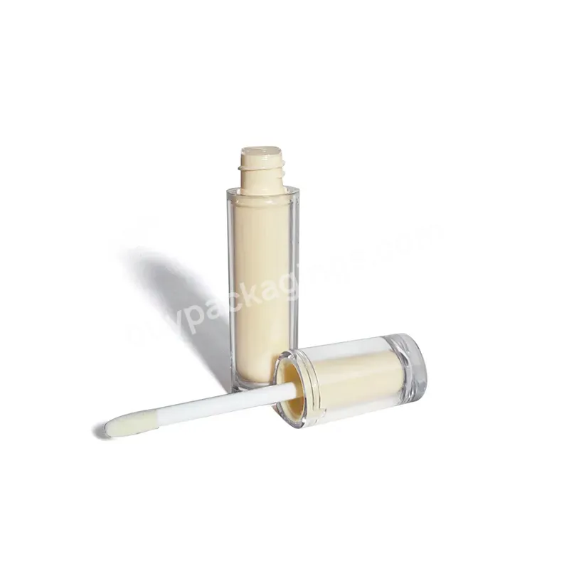 Empty Plastic Lip Oil Packaging Tubes Round Lip Tint Container Wand Lip Gloss Tubes - Buy Empty Plastic Lip Oil Packaging Tubes,Round Lip Tint Container,Big Flock Applicator Big Wand Lip Gloss Tubes.