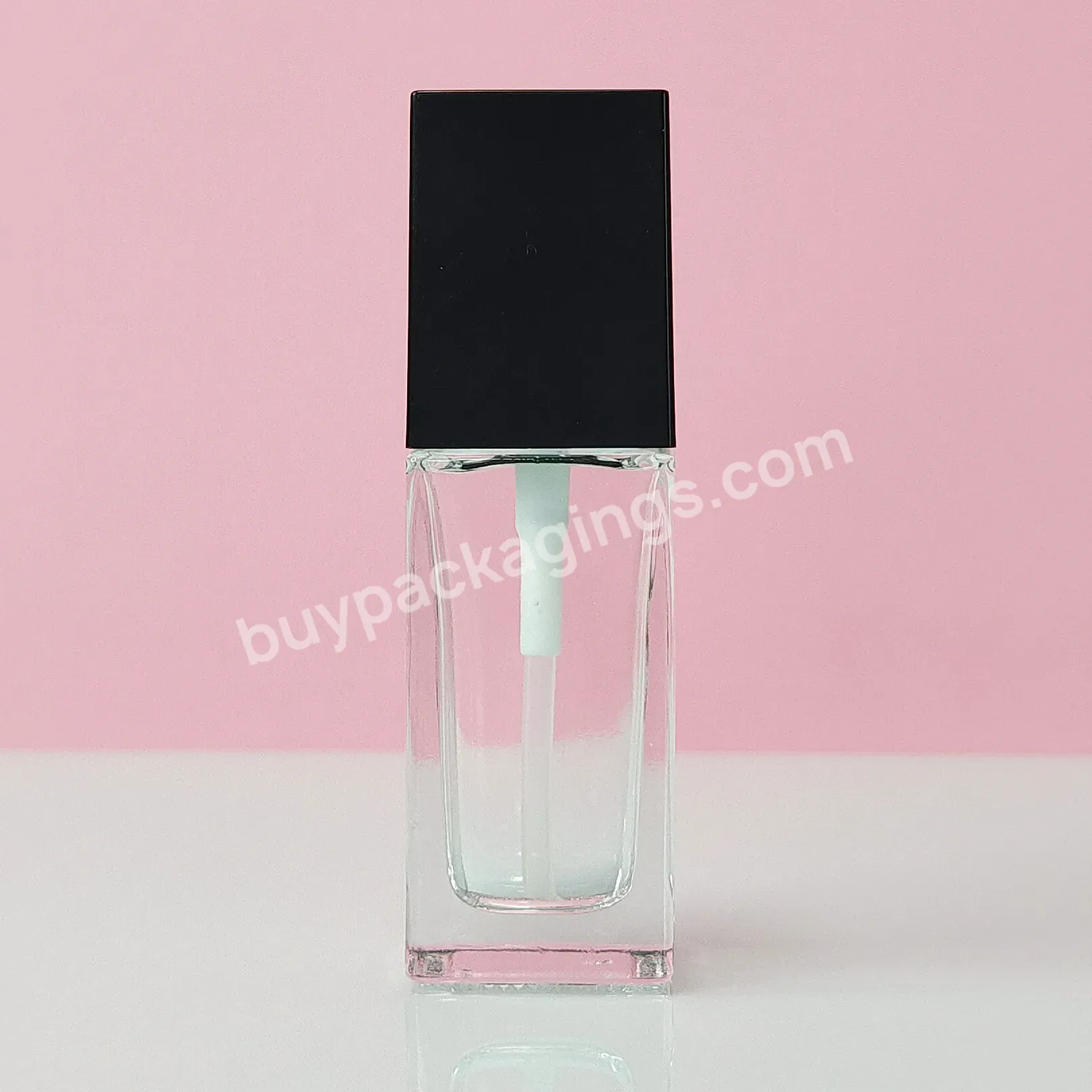 Empty Rectangular 30ml Liquid Foundation Cosmetic Packaging Clear Frosted Luxury Pump Glass Bottle - Buy Cosmetic Square Glass Bottles,Printing On Glass Bottle,Glass Jar Cosmetic Glass Bottle.