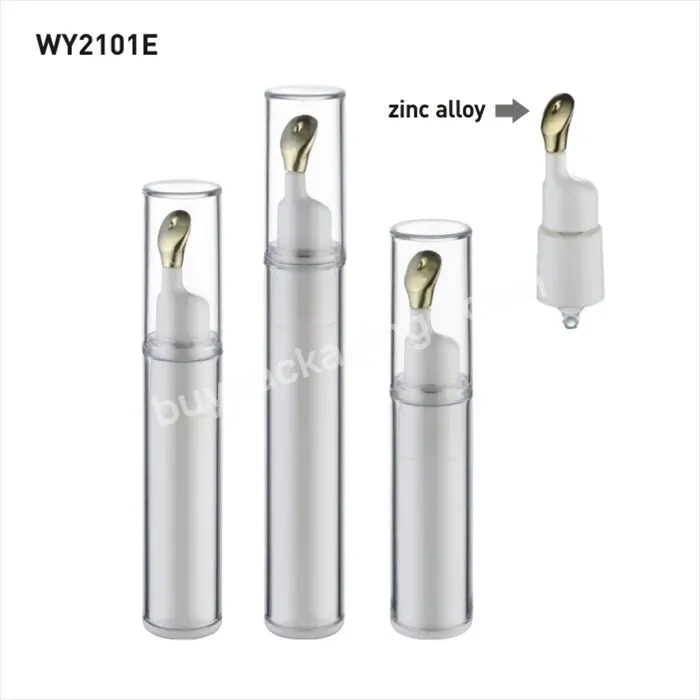 Empty Refillable Eye Cream Roller Bottles Roller Ball Perfume Container For Eye Serum With Zinc Alloy Cosmetic Skin Care Round - Buy Metal Eye Cream Tube,Eye Cream Plastic Tube,Eye Cream Cosmetic Tube.