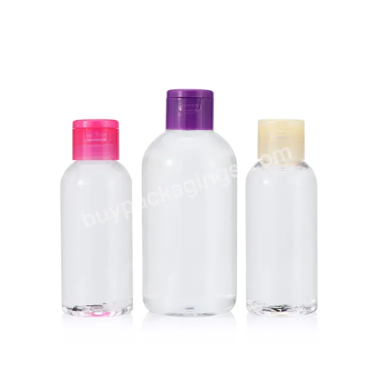 Empty Refillable Transparent Shampoo Shower Gel Liquid Soap Bottle Plastic Squeeze Lotion Bottle With Flip Top Cap - Buy Plastic Lotion Bottle,Shampoo Plastic Bottle,Flip Top Plastic Bottles.