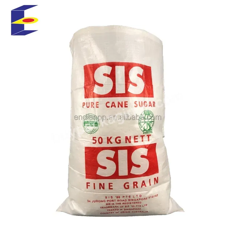 Empty Rice Sack 100% New Virgin Pp Woven Bag For 25kg 50kg Sugar Rice Coffee Flour Packing - Buy Pp Woven Bag,Rice Sack 25kg,Flour Packing Bags.