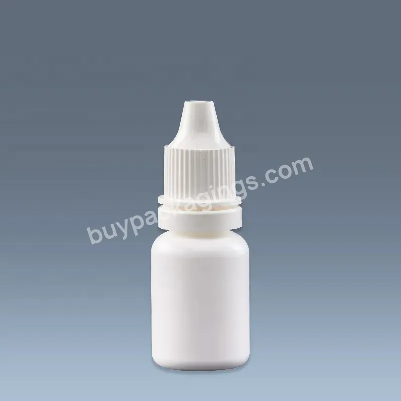 Empty Small 10ml Eye Drop Packaging Bottle Box Dispenser Plastic Ophthalmic Water Bottles With Pink White Color Eye Dropper Lid - Buy Plastic Squeezable Eye Liquid Dropper Container With Tamper Evident Cap,Small Mouth Drop Bottles Empty Squeezable Li