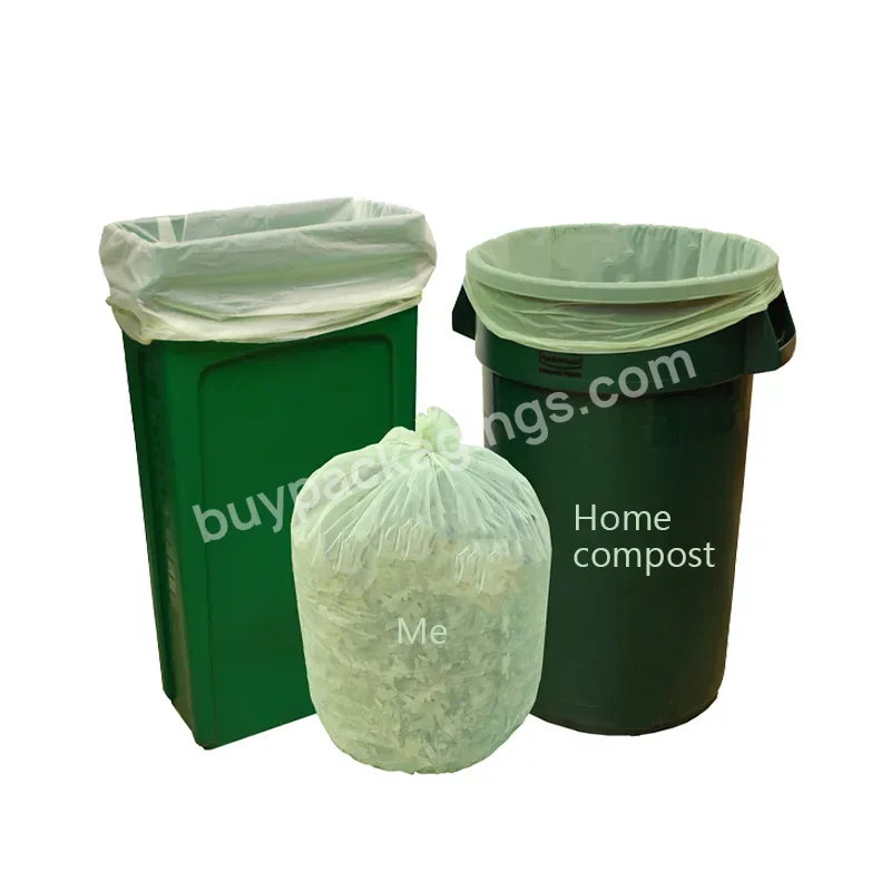 En13462 13 Gallon Biodegradable Compostable Garbage Bag Roll Trash Bag For Kitchen - Buy Garbage Bag,Trash Bag,Garbage Bag Biodegradable.