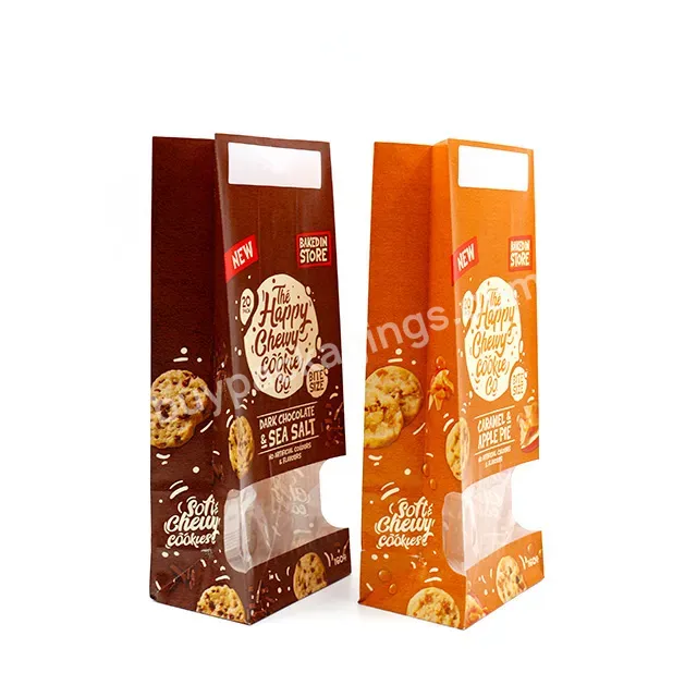 Environment-friendly Beautiful Design Eco-friendly Bread Packaging Bag With Block Bottom - Buy Packaging Bag With Block Bottom,Bread Packaging Bag,Eco-friendly Bread Packaging Bag.