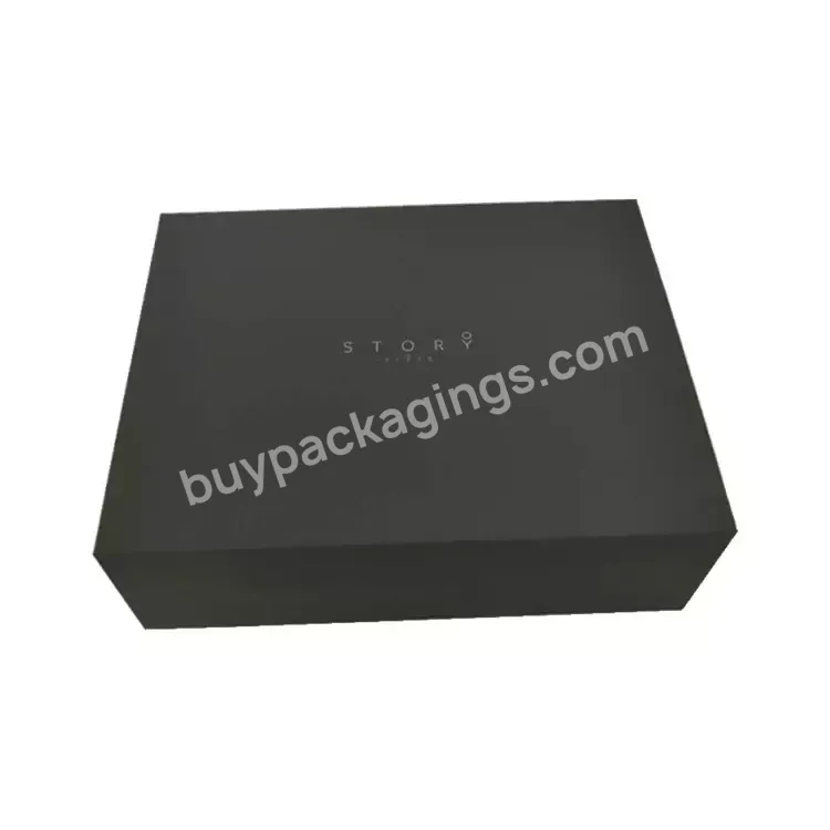 Environmental Protection Custom Design Luxury Gift Perfume Cardboard Magnetic Black Paper Packaging Box - Buy Gift Box With Foam Filler,Black Paper Packaging Box,Paper Packaging Box For Luxury Gift.