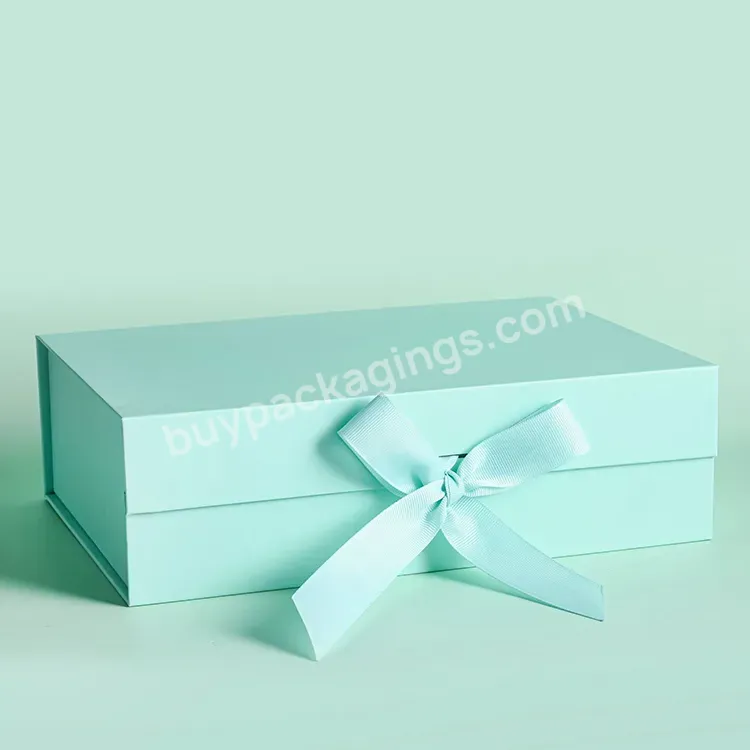 Environmentally Friendly Packaging Premium Feel Custom Folding Box Luxury Folding Snap Shut Gift Boxes With Ribbons - Buy Custom Folding Box With Magents,Luxury Folding Snap Shut Gift Boxes With Ribbons,Luxury Packaging Gift Box.