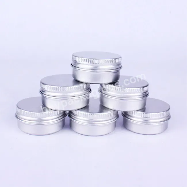 Environmentally Friendly Packaging Shallow Screw Top Ointment Container 10ml Flat Silver Tin Cans Aluminum Tins Cosmetics 10g - Buy Aluminum Tins Cosmetics 10g,Silver Tin Cans,Aluminum Container.