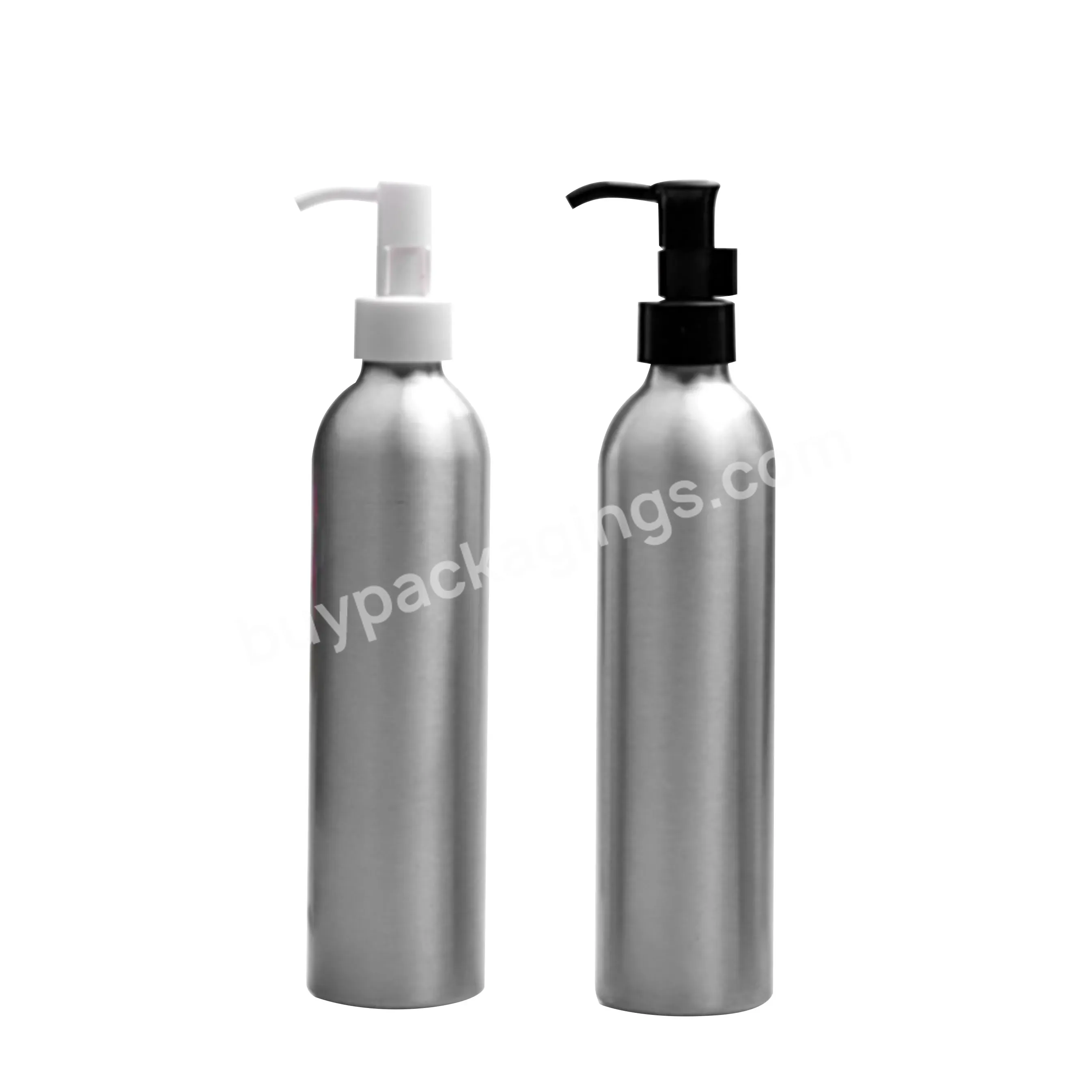 Essential Oil Aluminum Bottle Silver Aluminum Oil Pump Bottle 30ml 50ml 100ml 120ml 150ml 250ml 500ml - Buy Essential Oil Aluminum Bottle,Aluminum Pump Bottle,Oil Pump Bottle.