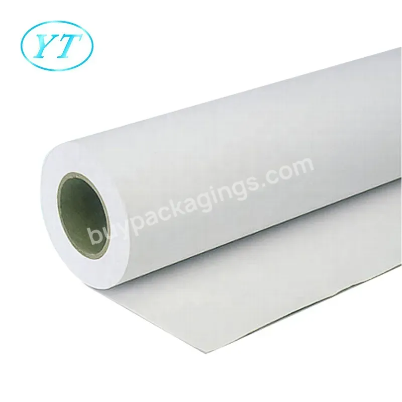 Excellent Quality Single Matte Roll Mylar Drafting Film Cad Drawing Paper Roll In Plastic Film