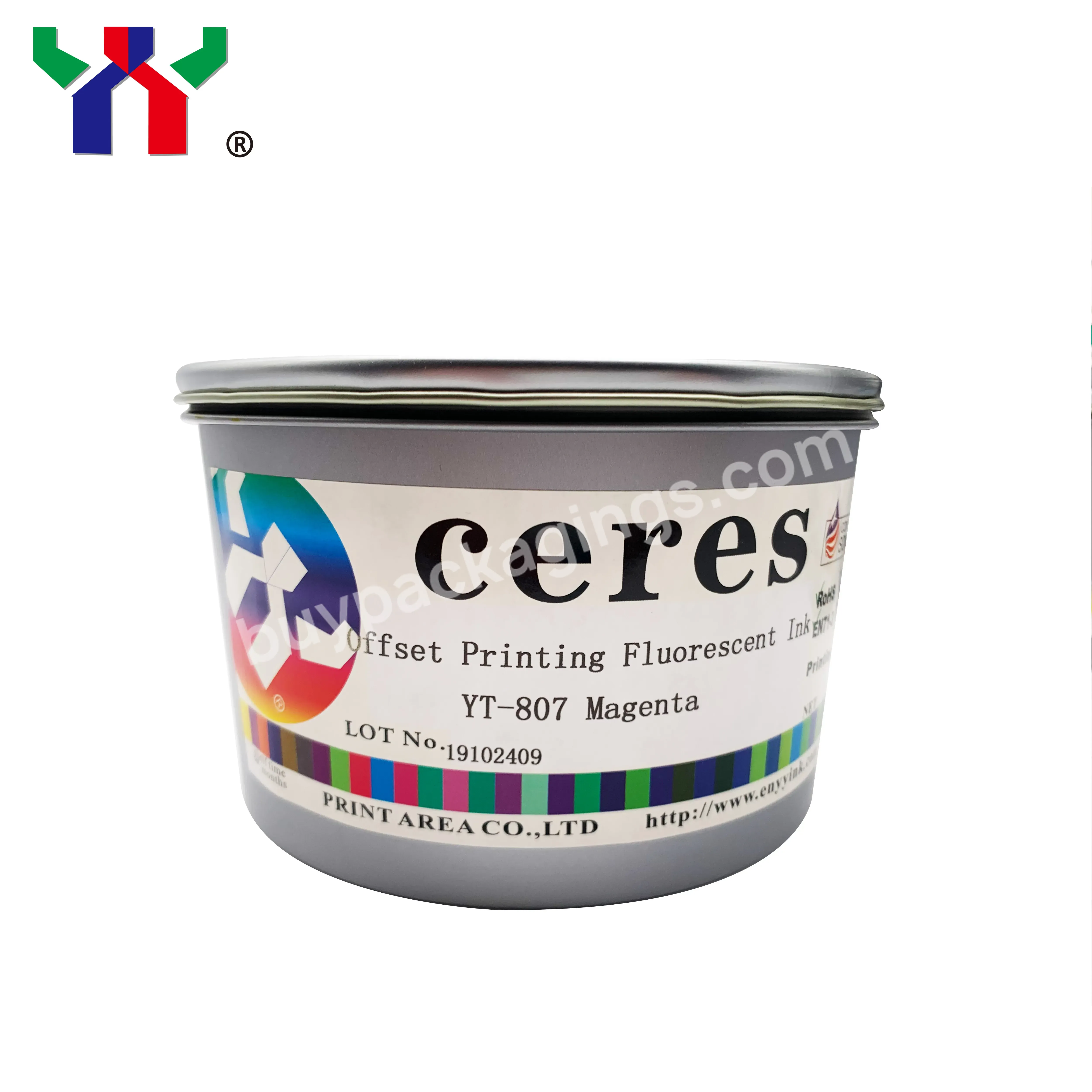 Explosive Product!high Quality Ceres Offset Printing Fluorescent Ink,Air Dry - Pantone Yt-801-807,1 Kg/can - Buy Fluorescent Ink For Offset Printer,Offset Fluorescent Ink,Fluorescent Offset Printing Ink.