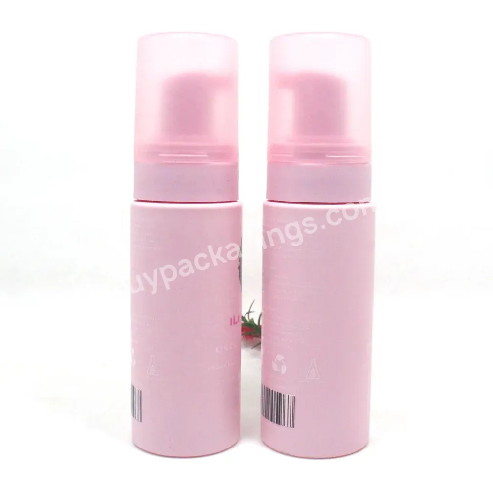 Face Cleanser Skincare Wash Lotion Hand Care Round Pet Pink Plastic Cosmetic Empty Foam Pump Bottle - Buy Reusable Shampoo Bottles,Shampoo Bottles Biodegradable,Plastic Empty Dry Shampoo Powder Bottle.