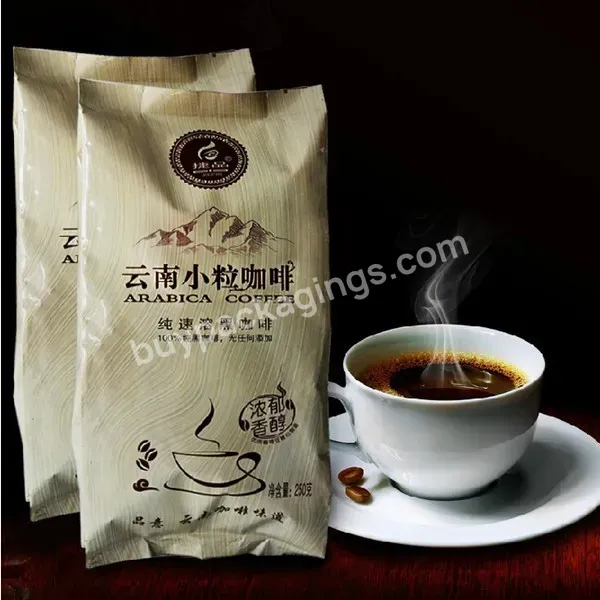 Factory 25kg Retail Kraft Paper Coffee Bag With One Way Valve - Buy Coffee Bag With One Way Valve,Retail Kraft Paper Bag,25kg Kraft Paper Bag.