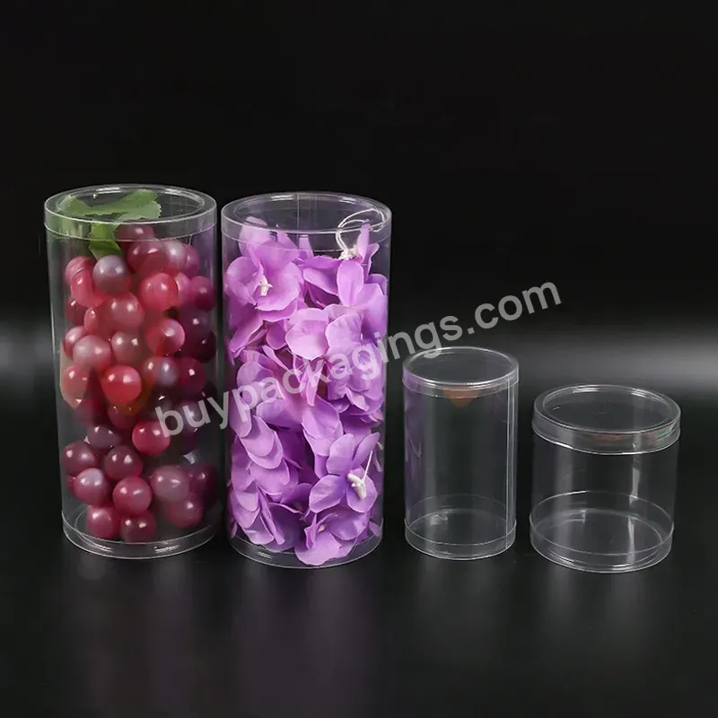 Factory Custom Plastic Pvc Clear Blister Tube Packaging Tube Gift Boxes Round Cylinder Packaging For Cosmetic Food - Buy Clear Cylinder Tube Packaging,Cylinder Plastic Packaging,Plastic Cylinder Gift Box.